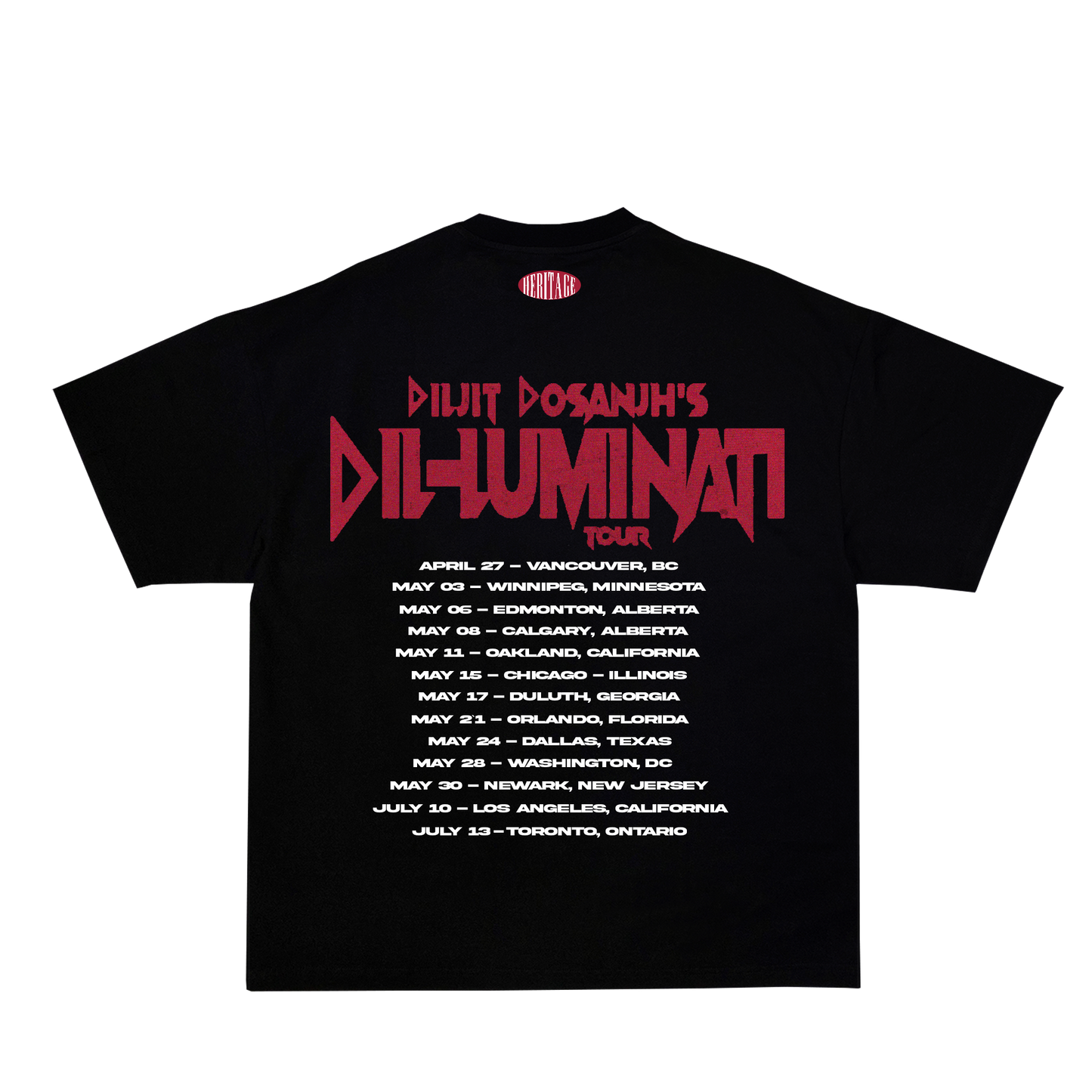 DILJIT DOSANJH DILLUMINATI TEE